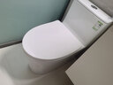 九牧（JOMOO）马桶 家用虹吸式马桶大冲力节水坐便器 防臭瞬冲 易洁抗菌马桶 行业爆款-双旋暴风冲11370-305坑 实拍图