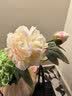 花点馨意仿真花牡丹花假花中式复古绢花摆件餐厅桌面高档装饰 白色1支4724 实拍图