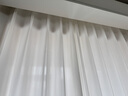 未来式幻影纱窗帘竖百叶窗纱帘透光不透人梦幻阳台防晒遮光2025新款客厅 幻影纱-霜白色-挂钩款（当天发货)（带挂钩） 【定制/穿孔/免费改短/高温定型】联系客服 实拍图