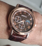 正品男士手表高档休闲石英表简约气质男表皮带高颜值罗马时尚腕表 指挥官款 实拍图