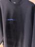 优衣库合作款男装女装宽松卫衣长袖运动衫休闲上衣481040 482310 482310/09黑色 M 实拍图