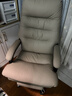 顾全C533家用老板椅舒适久坐办公椅电脑椅可躺工学椅子环保真皮座椅 浅咖 超纤皮（160°可躺) 实拍图