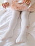 成长寄婴儿打底裤春秋款女宝宝裤袜白色可开档连裤袜儿童连体大pp打底袜 白色 适合12~28°C 1条 2-3岁 【适合身高90-102CM】24码 实拍图