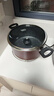 爱仕达（ASD）汤锅晶石不粘煮锅炫彩双耳小奶锅炖汤煮面锅24CM燃气电磁炉通用A7 实拍图