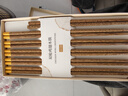 双枪百年龄鸡翅木筷子 家用高档防霉筷子防滑耐高温10＋2家庭礼盒 实拍图