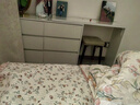 朴素物语极窄梳妆台卧室斗柜一体柜化妆桌小户型薄化妆台床尾柜梳妆桌子 【店长推荐】100cm桌+100cm六斗柜 实拍图