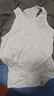 七匹狼背心男士100%纯棉修身弹力百搭打底汗衫男 白色XXL 实拍图