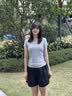 蕉内【刘浩存同款】凉皮501Cool短袖女士莫代尔新款冰丝夏季洋气t恤 【U领】中麻灰 XL 实拍图