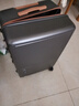 锐步（Reebok）行李箱PC拉杆箱多功能大容量旅行密码箱皮箱子英灰棕26英寸 实拍图