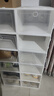 温鑫福加厚透明鞋盒鞋柜塑料收纳盒鞋盒防尘防潮收纳柜家用简易宿舍鞋架 男品质白翻盖6个【带6共12个】 晒单实拍图