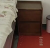 京东京造家居悦枫实木床头柜 天然橡胶木双层储物 收纳卧室储物柜胡桃色 实拍图