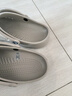 卡骆驰（CROCS）贝雅洞洞鞋男鞋女鞋轻便耐磨一脚蹬拖鞋休闲鞋百搭花园鞋|10126 卵石色-2V3 44 (280mm) 实拍图