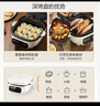苏泊尔（SUPOR）电饼铛 电饼档家用上下可拆 蒸锅火锅炒锅 煎烙饼 三明治早餐机75mm加深 触控智能面板 JD2828R892 实拍图