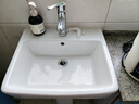 柯鲸 洗手盆方形立柱盆卫生间陶瓷洗手池台盆阳台洗脸盆面盆洗组合 C款立柱盆+下水配件 实拍图