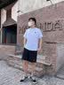 安踏冰丝运动套装男2026夏季速干透气短袖t恤男休闲健身衣跑步运动服 纯净白/基础黑【速干运动套装】 XL/180 实拍图