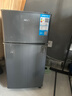 奥克斯小冰箱家用小型迷你冷藏冷冻两用出租房宿舍用节能省电寝室办公室电冰箱 【净化去味】146灰色【高效保鲜 铜管速冷】30L 实拍图