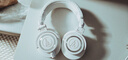 铁三角（Audio-technica）ATH-M50X WH 头戴式专业全封闭音乐HIFI耳机 白色 实拍图