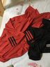 YUTA运动套装男跑步健身短袖T恤速干运动衣宽松足球训练服夏季服装 红色 2XL 实拍图