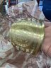 百福缸黄铜米缸冰箱上聚宝盆摆件聚财缸铜制百福缸加厚家用办公室 12cm招宝百福缸+五帝钱+元宝 实拍图