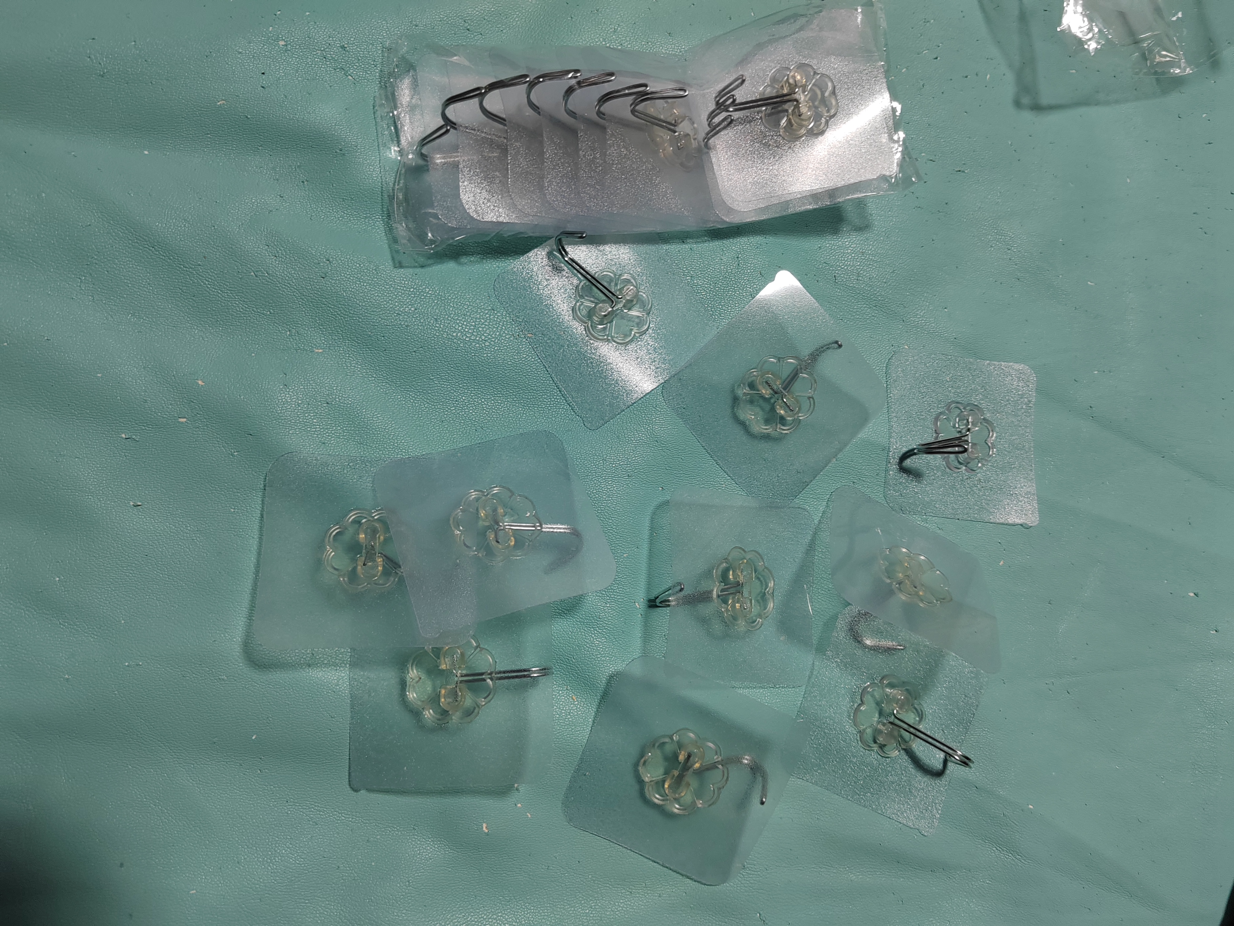 无痕免打孔挂钩强力粘胶墙壁壁挂墙上透明无痕门后承重厨房粘贴挂 超粘挂钩20个装 实拍图