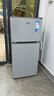 美的（Midea）112L两门小冰箱灰色双温小冰箱迷你家用宿舍租房灵活摆放节能低音深冷速冻 BCD-112CM 实拍图
