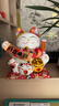 智汇招财猫开业大摆件自动招手电动摇手大号陶瓷新店开业大吉乔迁礼物 【八方来财】31*28*34 【礼盒+坐垫+围脖】电池插电两用 实拍图