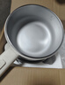 美的（Midea）电煮锅 小电锅 不锈钢0涂层电热锅 宿舍小锅多功能锅 1.6L学生寝室一体泡面小火锅XZC2017G 配蒸笼 实拍图