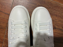 百丽李卿同款休闲鞋小白鞋男夏牛皮舒适厚底休闲板鞋A1160 静谧白 38 实拍图