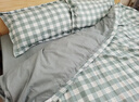 洁丽雅（Grace）10A抗菌亲肤三件套0.9/1.2米床上用品被单床单枕套被套150*200cm 实拍图