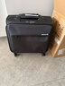 汉客万向轮拉杆箱男女商务旅行箱小行李箱子登机箱密码箱16英寸黑色 实拍图