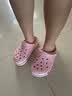 卡骆驰（CROCS）贝雅卡骆班洞洞鞋|205089 芭蕾粉-6TG 39(240mm) 实拍图