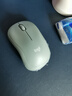 罗技（Logitech）M221 轻音鼠标 无线鼠标 办公鼠标 对称鼠标 带无线微型接收器 薄荷绿 实拍图