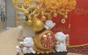 慧选礼（HUI XUAN LI）招财猫开业送礼发财树摆件乔迁新店开业礼物办公室客厅玄关流沙 实拍图