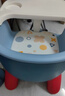 日康（rikang）宝宝餐椅 叫叫椅婴儿学坐椅多功能儿童吃饭餐桌 RK-X2009-1 蓝色 实拍图