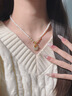 亚一[老庙黄金]珍珠项链年轻款平安扣生日520送女朋友礼物老婆 实拍图