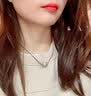 阿玛尼（ARMANI）女士项链 时尚串珠转运珠小蛮腰轻奢高级感 【七夕】送女友送妈妈 EGS2828221 经典小蛮腰 长度40-45cm 实拍图