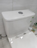 九牧（JOMOO）马桶 家用虹吸式马桶大冲力节水坐便器 防臭瞬冲 易洁抗菌马桶 行业爆款-双旋暴风冲11370-400坑 实拍图