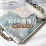 上海故事真丝丝巾女士100%桑蚕丝纱巾围巾礼盒送妈妈教师节礼物 江南烟雨 实拍图