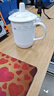 陶相惠茶杯陶瓷带盖开会杯子家用350ml办公茶杯商务会议杯办公水杯玉莲 实拍图