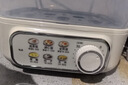 美的（Midea）煮蛋器蒸蛋器 双层家用迷你小蒸锅 早餐 鸡蛋羹自动断电防干烧便携式家用MZ-ZDE2015 实拍图