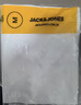 杰克·琼斯（JACK&JONES）26年男装四季打底T恤男士凉感透气多色情侣款短袖t恤水洗不易走形 白色A06 L 180 实拍图