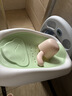 十月结晶婴儿洗澡盆可折叠家用大号新生儿童用品沐浴桶宝宝浴盆孔雀蓝 实拍图