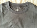 拇指白小T二代三防水光魔术长袖T恤男秋冬纯棉百搭打底衫 女款墨黑 M 实拍图