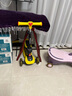 babycare儿童滑板车2-6岁二合一折叠童车重力转向宝宝可坐生日礼物 洛克黄 实拍图
