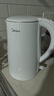 美的（Midea）电热水壶烧水壶1.7L304不锈钢0涂层双层隔热自动断电1500W养生冲奶泡茶 MK-SH17M130 实拍图