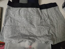 南极人男士内裤男式纯棉平角裤头抗菌防螨透气四角男生短裤衩4条XL 实拍图