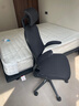 得力（deli）KF235 家用办公椅 折叠学习椅 人体工学椅学生宿舍电竞椅 黑 实拍图