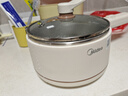 美的（Midea）电煮锅 小电锅 不锈钢0涂层电热锅 宿舍小锅多功能锅 1.6L学生寝室一体泡面小火锅XZC2017G 配蒸笼 实拍图