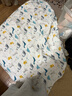洁丽雅（Grace）A类纯棉婴儿纱布浴巾男女宝宝洗澡巾新生儿用品大毛巾被105*105cm 实拍图