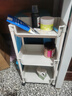 京东物流 书架推车式置物架移动落地储物架简易多层收纳架 3层 【带轮】容量升级 【稳固不晃】 实拍图